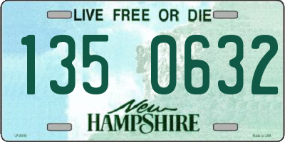 NH license plate 1350632