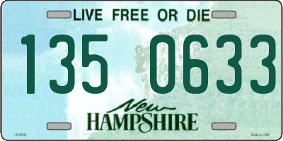 NH license plate 1350633