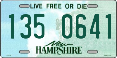 NH license plate 1350641