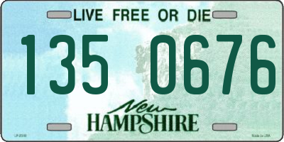 NH license plate 1350676