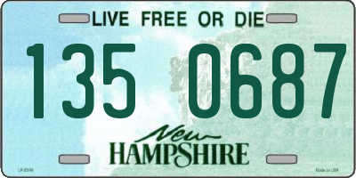 NH license plate 1350687