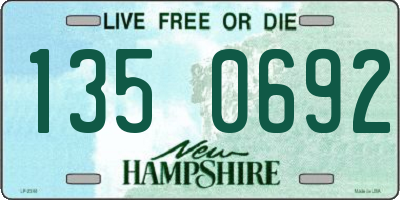 NH license plate 1350692