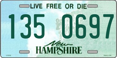NH license plate 1350697