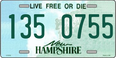 NH license plate 1350755