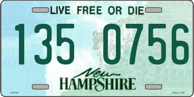 NH license plate 1350756
