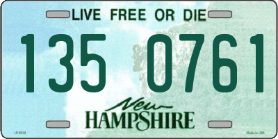 NH license plate 1350761