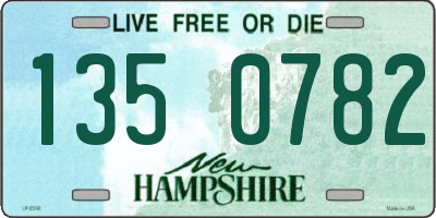 NH license plate 1350782