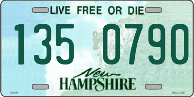 NH license plate 1350790