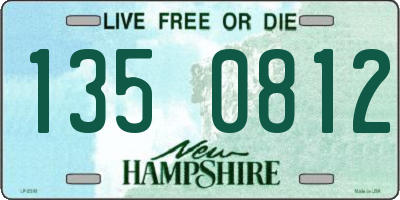 NH license plate 1350812