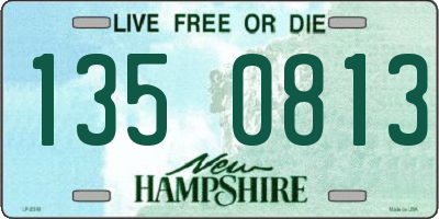 NH license plate 1350813