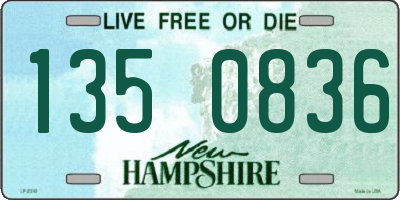 NH license plate 1350836