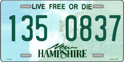 NH license plate 1350837