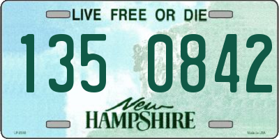 NH license plate 1350842