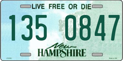 NH license plate 1350847