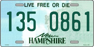 NH license plate 1350861