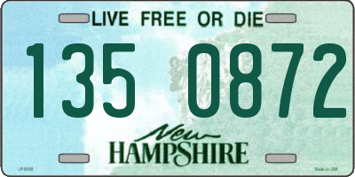 NH license plate 1350872