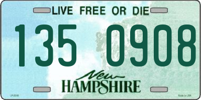 NH license plate 1350908