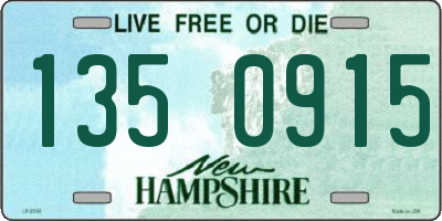NH license plate 1350915