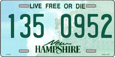 NH license plate 1350952