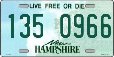 NH license plate 1350966