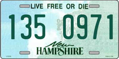 NH license plate 1350971