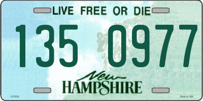 NH license plate 1350977