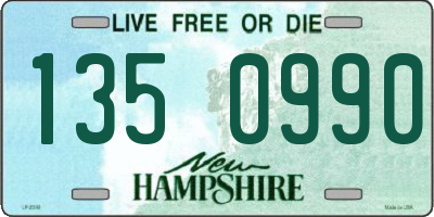 NH license plate 1350990