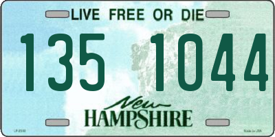 NH license plate 1351044