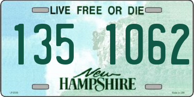 NH license plate 1351062