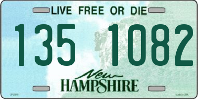 NH license plate 1351082