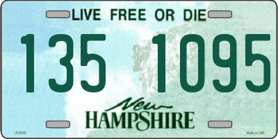 NH license plate 1351095