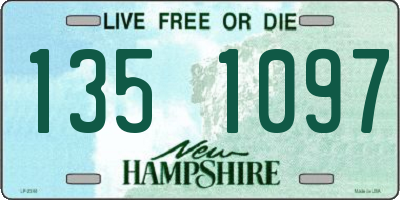 NH license plate 1351097