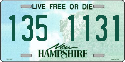 NH license plate 1351131