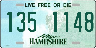 NH license plate 1351148
