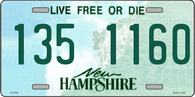 NH license plate 1351160