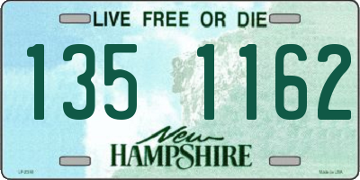NH license plate 1351162