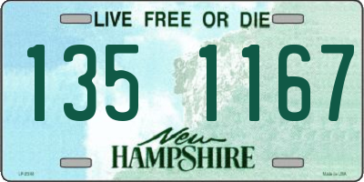 NH license plate 1351167