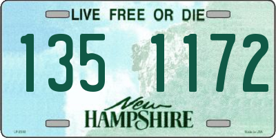 NH license plate 1351172