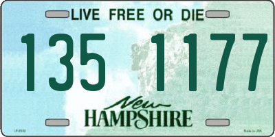 NH license plate 1351177