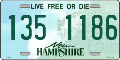 NH license plate 1351186