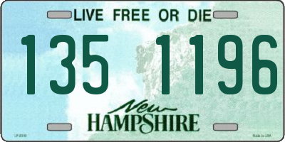 NH license plate 1351196