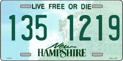 NH license plate 1351219