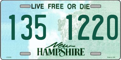 NH license plate 1351220