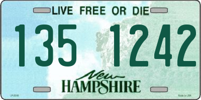 NH license plate 1351242
