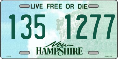 NH license plate 1351277