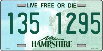 NH license plate 1351295