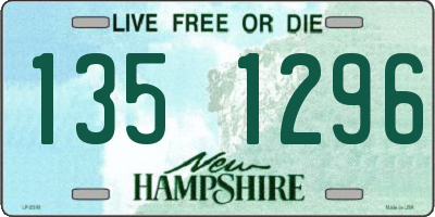 NH license plate 1351296