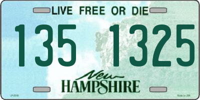 NH license plate 1351325