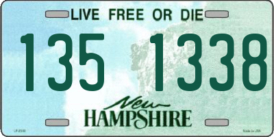 NH license plate 1351338