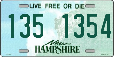 NH license plate 1351354